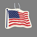 Paper Air Freshener Tag - U. S. Flag